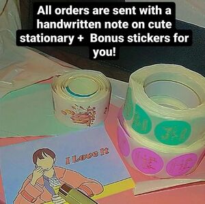 Every order comes with tons of freebies and surprise items!